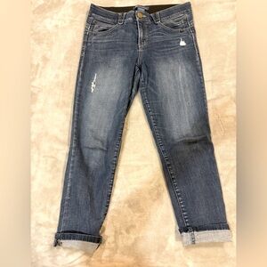 Democracy - size 10 distressed crop Jean